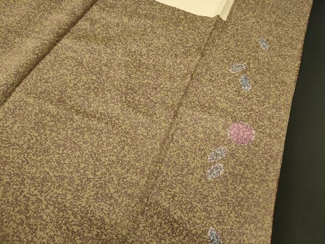 平和屋着物■訪問着　枝花文　金彩　正絹　逸品　未使用　CABF5954oy