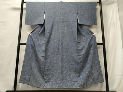 平和屋着物■上質な小紋 箔散らし 正絹 逸品 CABF5961oy