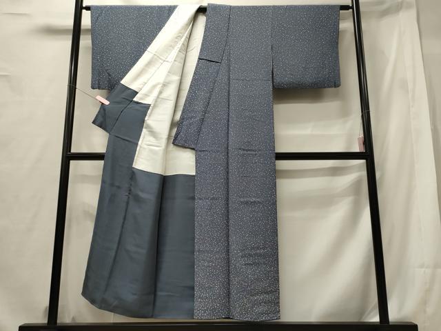 平和屋着物■上質な小紋 箔散らし 正絹 逸品 CABF5961oy