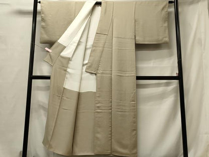 平和屋着物■上質な小紋 斜線文 正絹 逸品 CABF5964oy