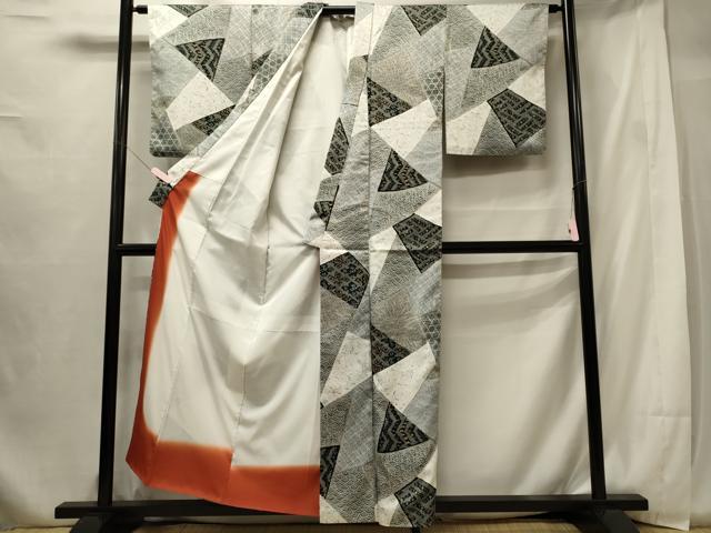 平和屋着物■小紋 辻が花 洗える着物 CABF5975oy