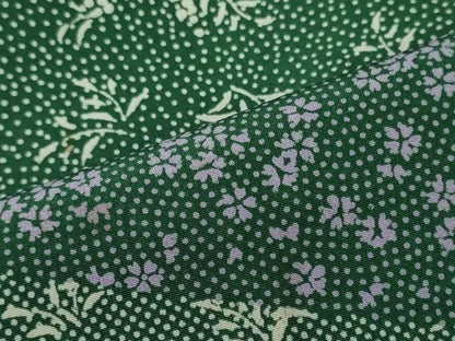 平和屋着物■小紋 切り嵌め草花文 洗える着物 CABF5985oy
