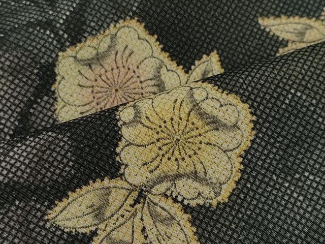 平和屋着物■小紋　辻が花　洗える着物　CABF5992oy