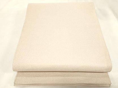 平和屋着物◎綴れ　全通柄袋帯　銀通し地　正絹　逸品　CABF6012dy
