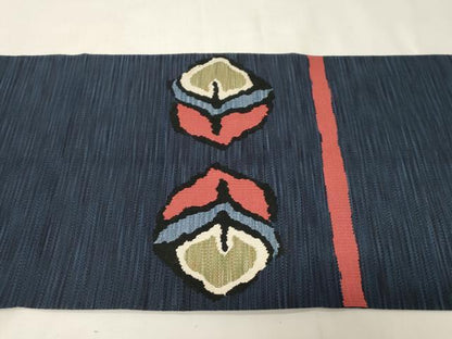 平和屋着物◎八寸名古屋帯　すくい織　どんぐり　正絹　逸品　CABF6014dy
