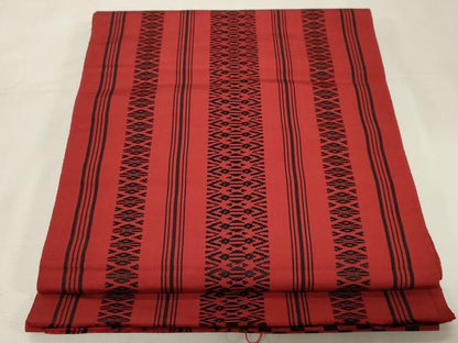 平和屋着物◎本場筑前博多織　八寸名古屋帯　献上　証紙付き　正絹　逸品　CABF6023dy