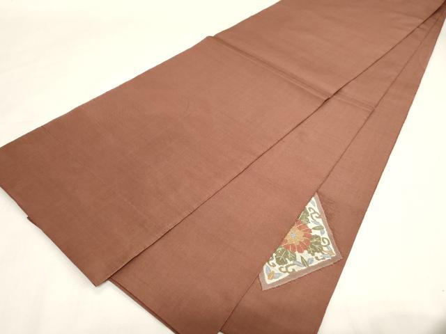 平和屋着物◎太鼓柄袋帯 すくい織 菱花文 正絹 逸品 CABF6051dy