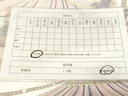 平和屋着物◎六通柄袋帯　飛鳥文　金銀糸　正絹　逸品　CABF6060dy