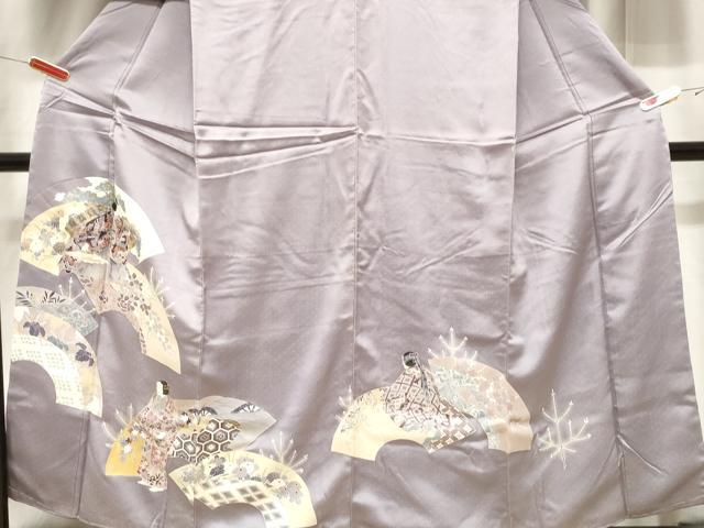 平和屋着物■訪問着　地紙人物花文　金彩　正絹　逸品　CABF6144dy