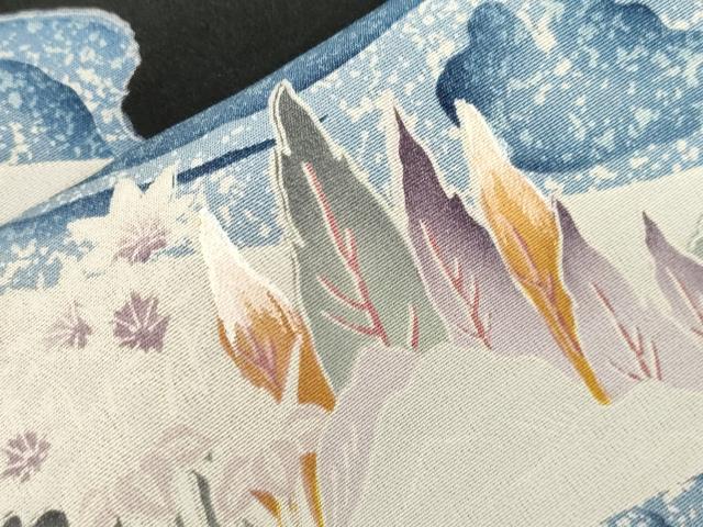 平和屋着物■豪華黒留袖 風景文 正絹 逸品 CABF6154dy