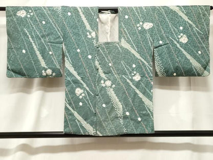 平和屋着物＃道行コート　絞り　辻が花　さが美扱い　正絹　逸品　CABF6163dy