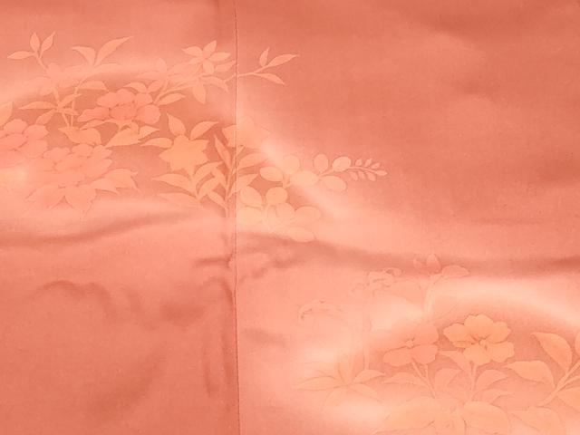 平和屋着物＃道行コート　刺繍　遠山草花文　暈し染め　正絹　逸品　CABF6167dy