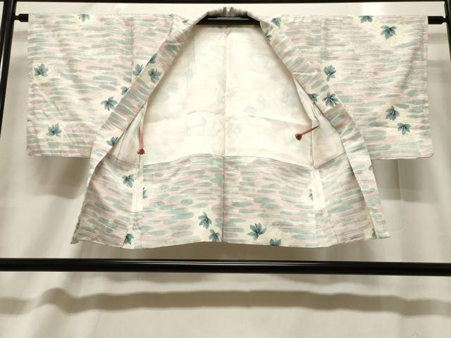 平和屋着物＃羽織　手描き　舞花文　正絹　逸品　未使用　CABF6181dy