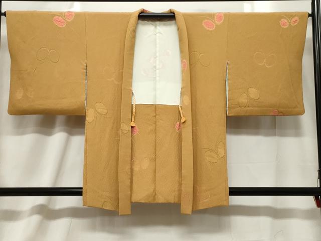 平和屋着物＃羽織　絞り　舞蝶文　正絹　逸品　CABF6197dy