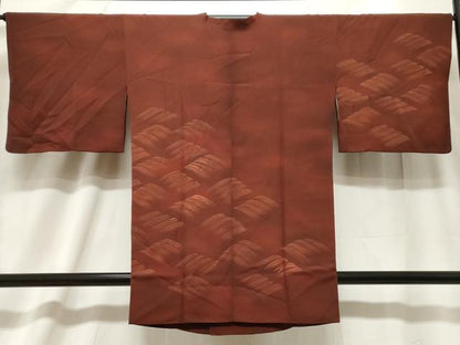 平和屋着物＃道行コート　霞文　暈し染め　正絹　逸品　CABF6201dy