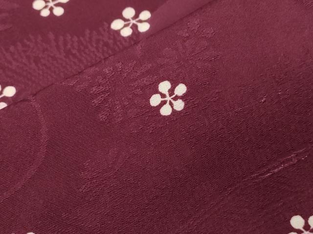 平和屋着物＃道行コート　鉢梅　正絹　逸品　CABF6210dy