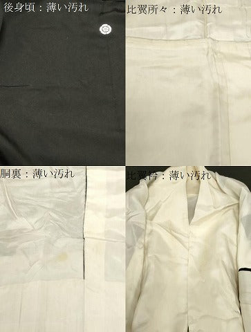 平和屋着物■豪華黒留袖　流水風景文　金彩　正絹　逸品　CABF6213dy