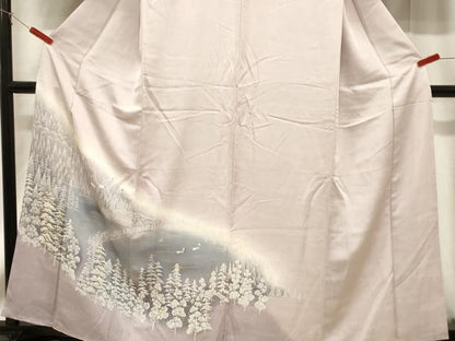 平和屋着物■訪問着 風景文 暈し染め 金銀彩 近鉄扱い 正絹 逸品 CABF6215dy