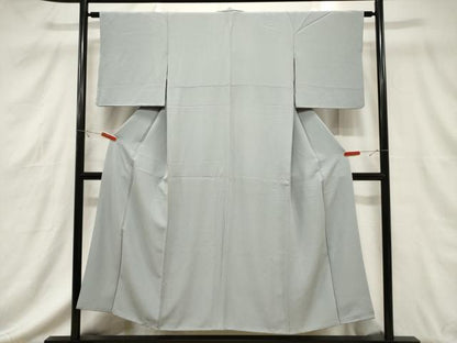 平和屋着物■上質な色無地 青磁鼠色 正絹 逸品 CABF6235dy
