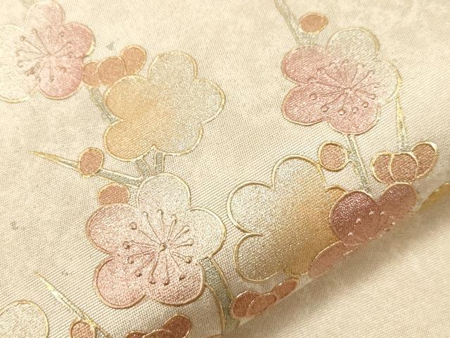 平和屋着物●金彩友禅　卓越技能者・名工・和田光正　太鼓柄袋帯　流水風景文　金銀彩　引箔　正絹　逸品　未使用　CABF6271dy