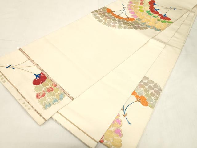 平和屋着物●龍村美術織物　たつむら　六通柄　本袋帯　彩櫻華錦　金銀糸　正絹　逸品　CABF6272dy