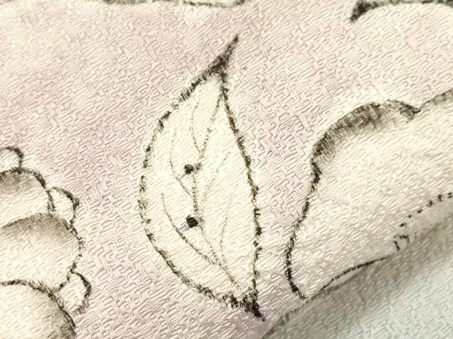 平和屋着物●九寸名古屋帯　辻が花　手描き　絞り　正絹　逸品　CABF6315dy