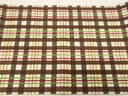 平和屋着物●九寸開き名古屋帯　格子柄　正絹　逸品　CABF6321dy