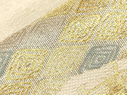 平和屋着物●創業280年　誉田屋源兵衛　九寸名古屋帯　吉祥花文　金銀糸　正絹　逸品　未使用　CABF6325dy