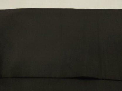 平和屋着物●アンティーク　大正ロマン　九寸名古屋帯　総手刺繍　草花文　葵　黒地　正絹　逸品　CABF6334dy