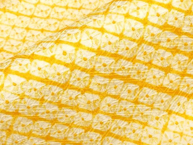 平和屋着物●全通柄九寸名古屋帯　絞り　正絹　逸品　未使用　CABF6343dy