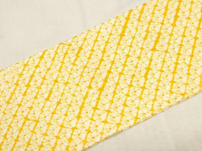 平和屋着物●全通柄九寸名古屋帯　絞り　正絹　逸品　未使用　CABF6343dy