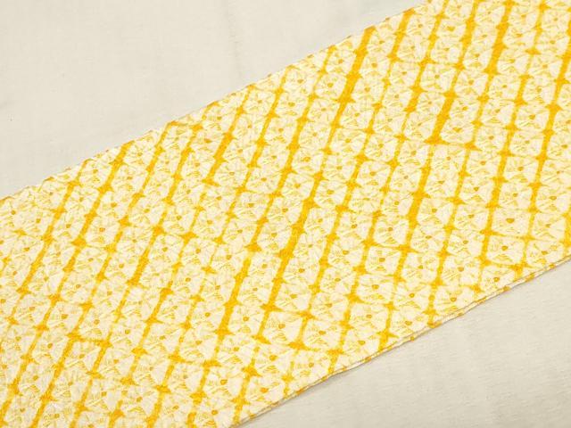 平和屋着物●全通柄九寸名古屋帯　絞り　正絹　逸品　未使用　CABF6343dy