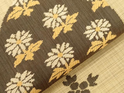 平和屋着物●九寸名古屋帯　狩猟文　正絹　逸品　CABF6358dy