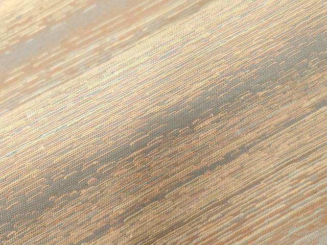 平和屋着物●両面　全通柄袋帯　市松文様　金糸　正絹　逸品　CABF6363dy