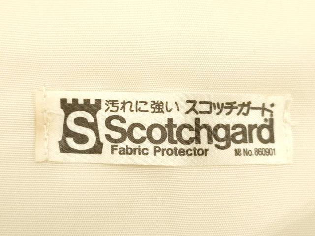 平和屋着物●塩瀬　九寸名古屋帯　作家物　手描き　葡萄蔦の葉花文　金彩　正絹　逸品　CABF6393dy