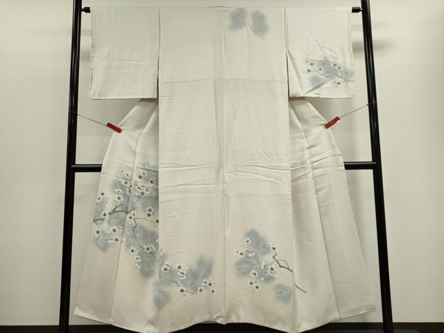 平和屋着物■訪問着 刺繍 枝梅文 正絹 逸品 CABF6441ou