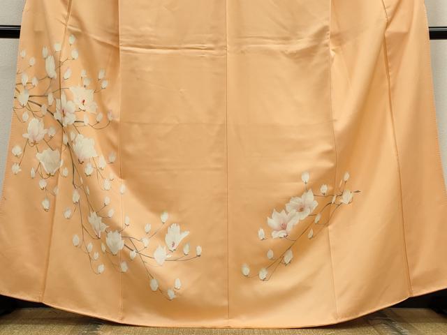平和屋着物■訪問着 刺繍 枝花文 正絹 逸品 CABF6454ou