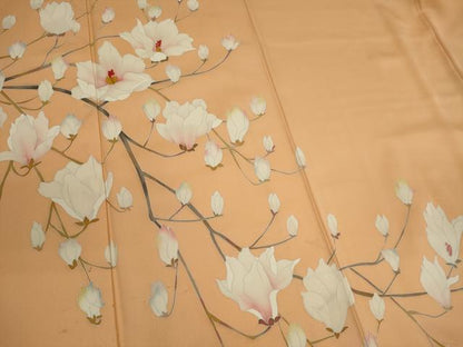 平和屋着物■訪問着 刺繍 枝花文 正絹 逸品 CABF6454ou