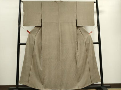 平和屋着物■江戸小紋 花菱文 正絹 逸品 CABF6461ou