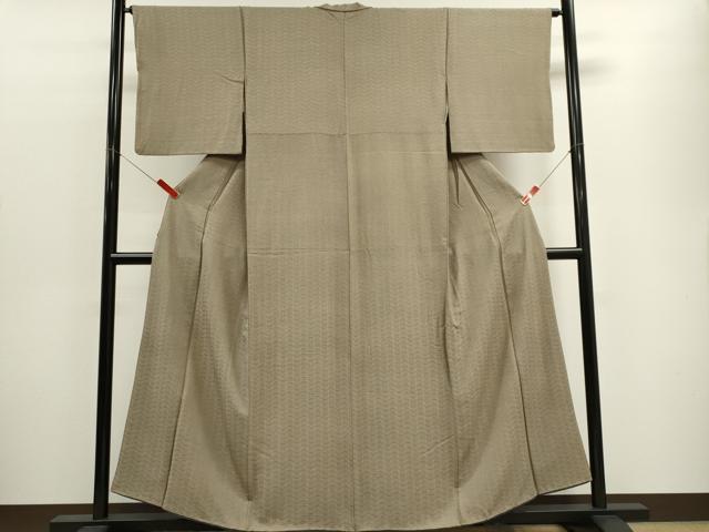 平和屋着物■江戸小紋 花菱文 正絹 逸品 CABF6461ou