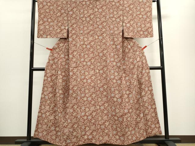平和屋着物■上質な小紋 風景文 正絹 逸品 CABF6465ou