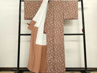 平和屋着物■上質な小紋 風景文 正絹 逸品 CABF6465ou
