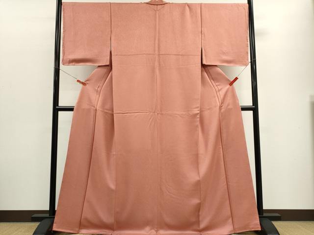 平和屋着物■上質な色無地　薄紅色　正絹　逸品　未使用　CABF6473ou