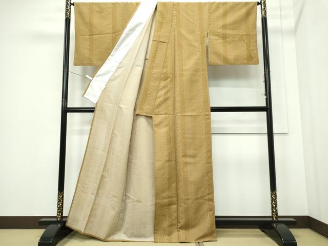 平和屋着物▽江戸小紋　単衣　花間道　洗える着物　CABF6491ou