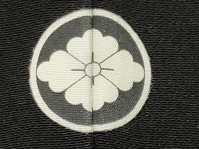 平和屋着物■豪華黒留袖　駒刺繍　草花文　金彩　正絹　逸品　CABF6506ou