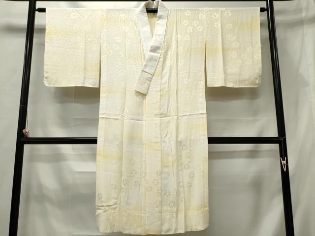 平和屋着物■長襦袢 無双仕立て 舞花地紋 暈し染め 正絹 逸品 CABF6515ou