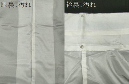 平和屋着物■上質な色無地 草花地紋 紫苑色 正絹 逸品 CABF6532ou