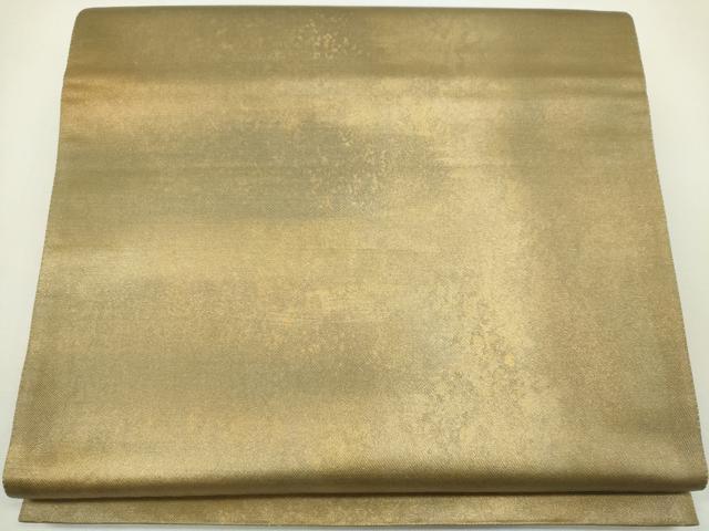 平和屋着物◎六通柄袋帯　名陶撰　霞文　金糸　正絹　逸品　CABF6543ou