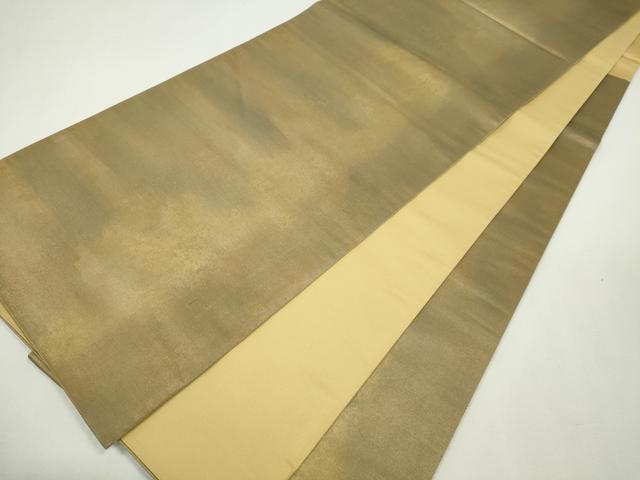 平和屋着物◎六通柄袋帯　名陶撰　霞文　金糸　正絹　逸品　CABF6543ou