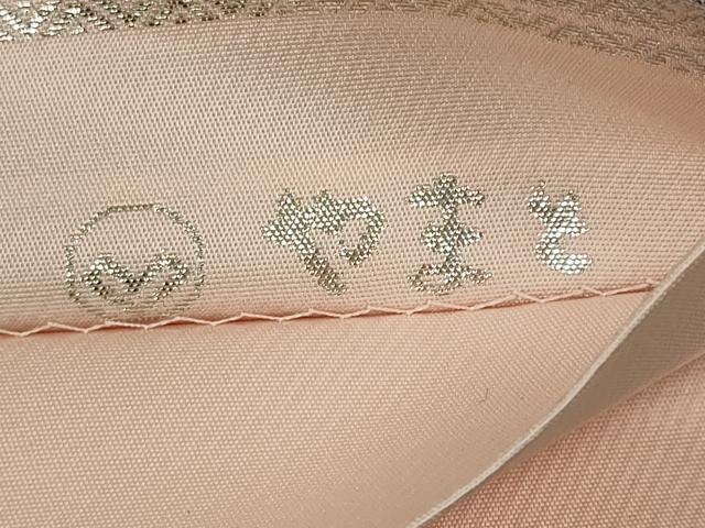 平和屋着物◎六通柄袋帯 オリエント菱紋 銀糸 やまと誂製 正絹 逸品 CABF6545ou
